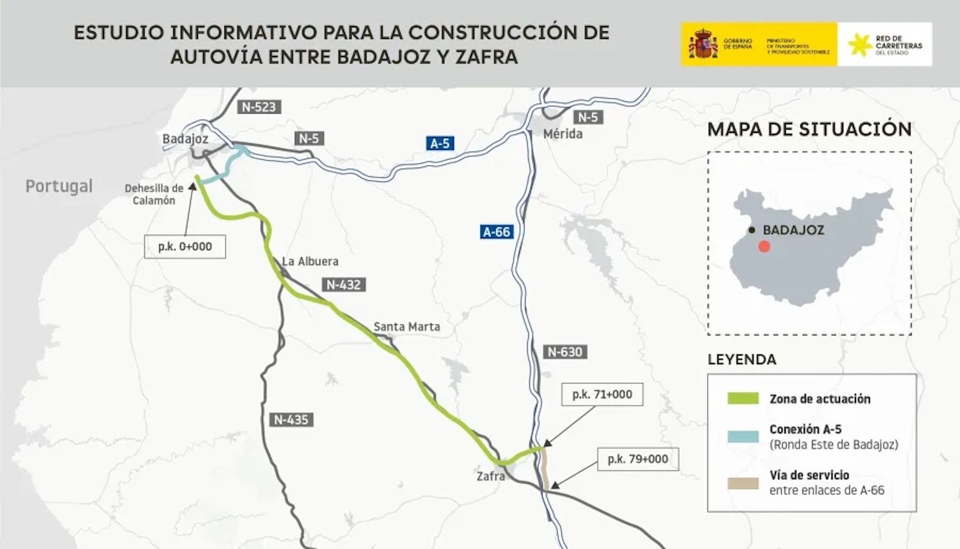 La nueva vía de alta capacidad conectará con la A-5 y con la A-66.