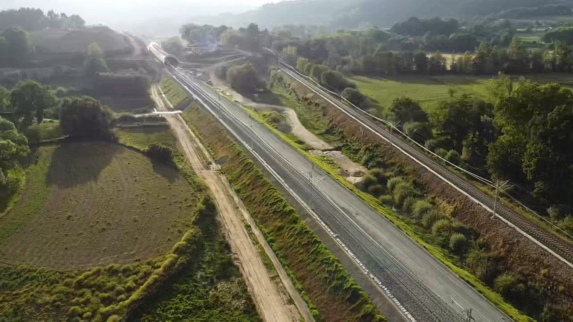 La variante de A Pobra de San Xiao tiene nueve kilómetros de longitud en su configuración definitiva.