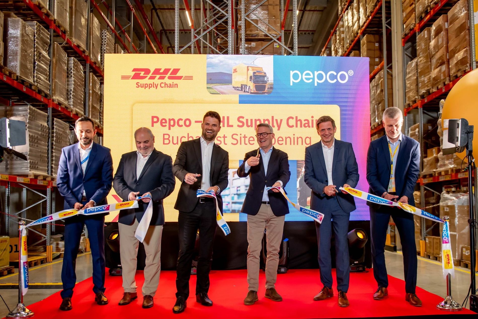 Centro logistico Pepco y DHL Rumania