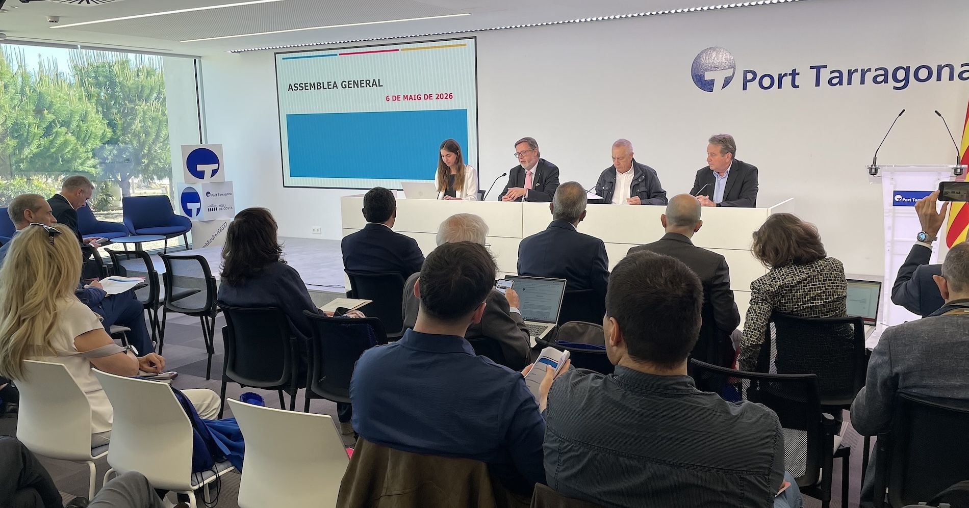 La Asamblea estuvo presidida por Santiago J. Castellà, presidente de BCL y presidente del puerto de Tarragona.