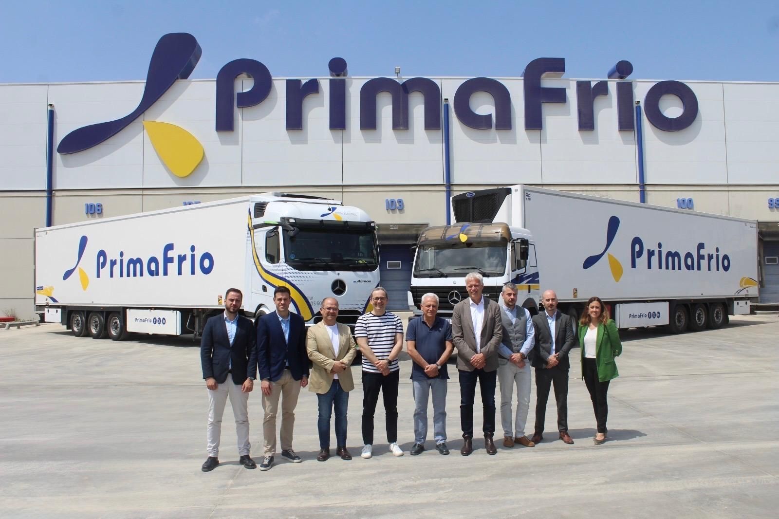 Proyecto electrificacion Primafrio Mercedes Benz
