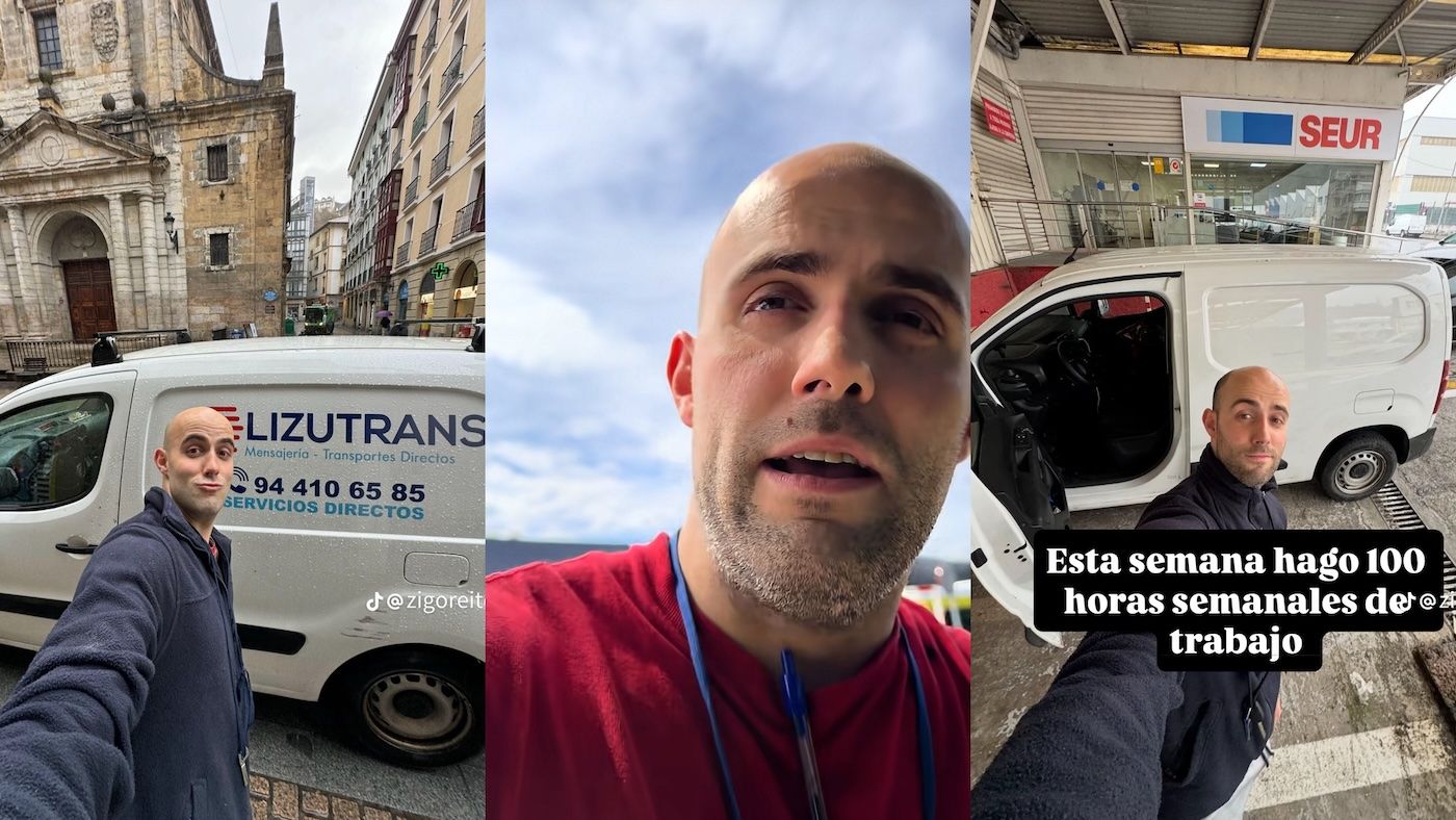 Zigor (29 años), el autónomo viral que factura 340 euros al día con su furgoneta