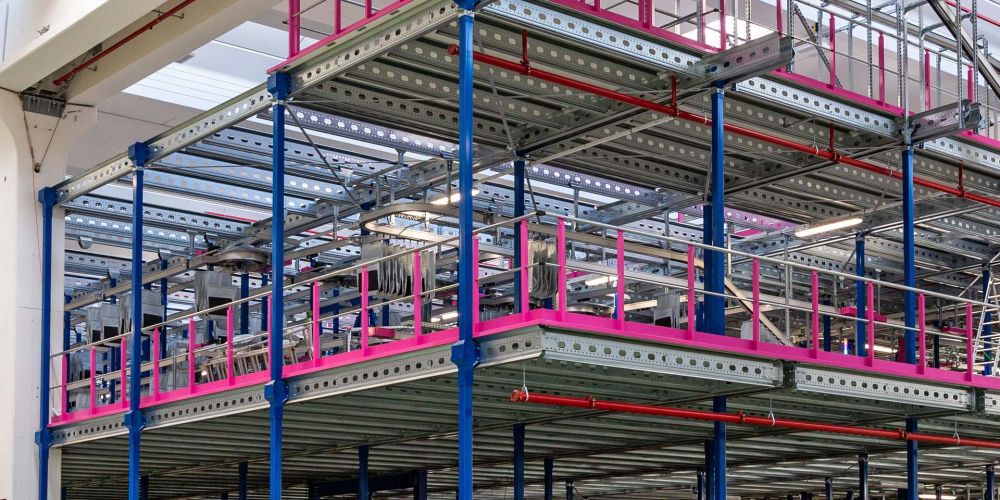 BEUMER entreplantas Calzedonia preparacion pedidos e commerce BEUMER entreplantas Calzedonia preparacion pedidos e commerce