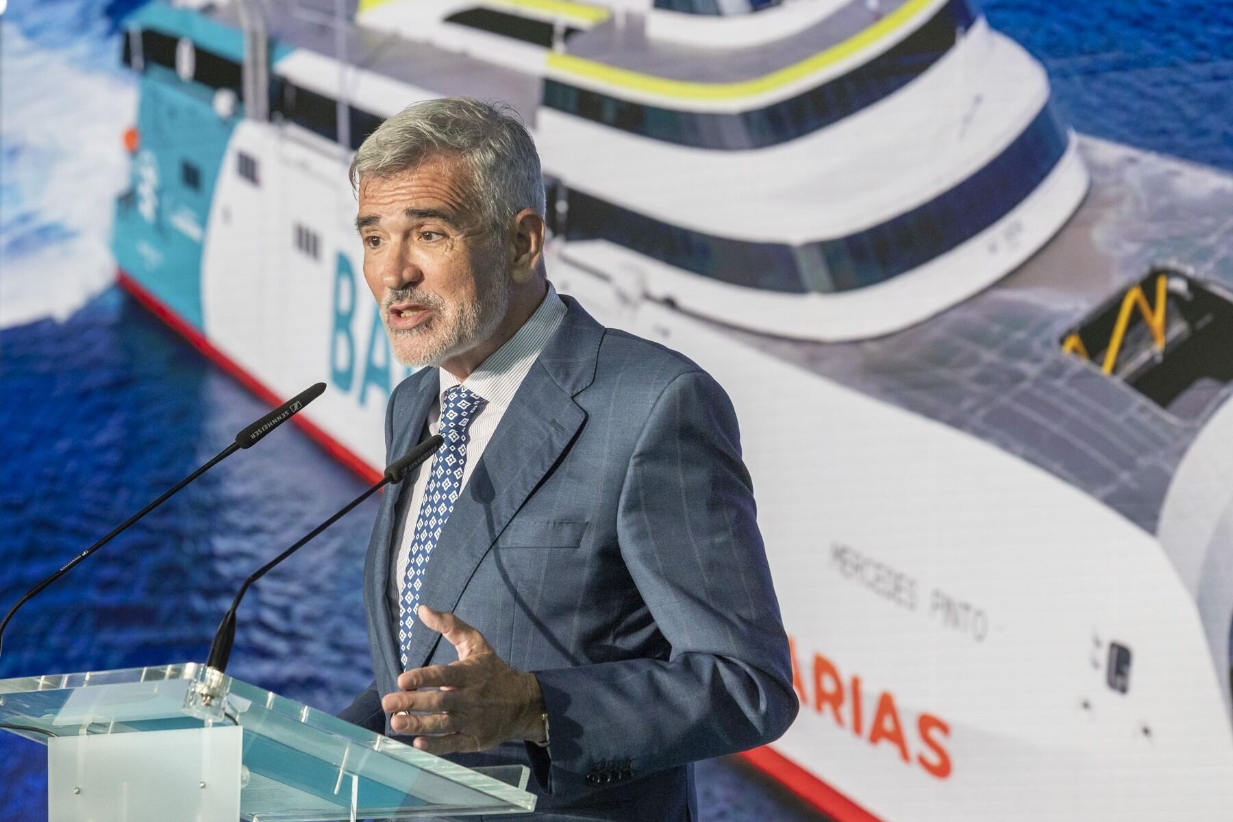 El presidente de Baleària ha puesto en valor la experiencia de la compañía en Canarias.