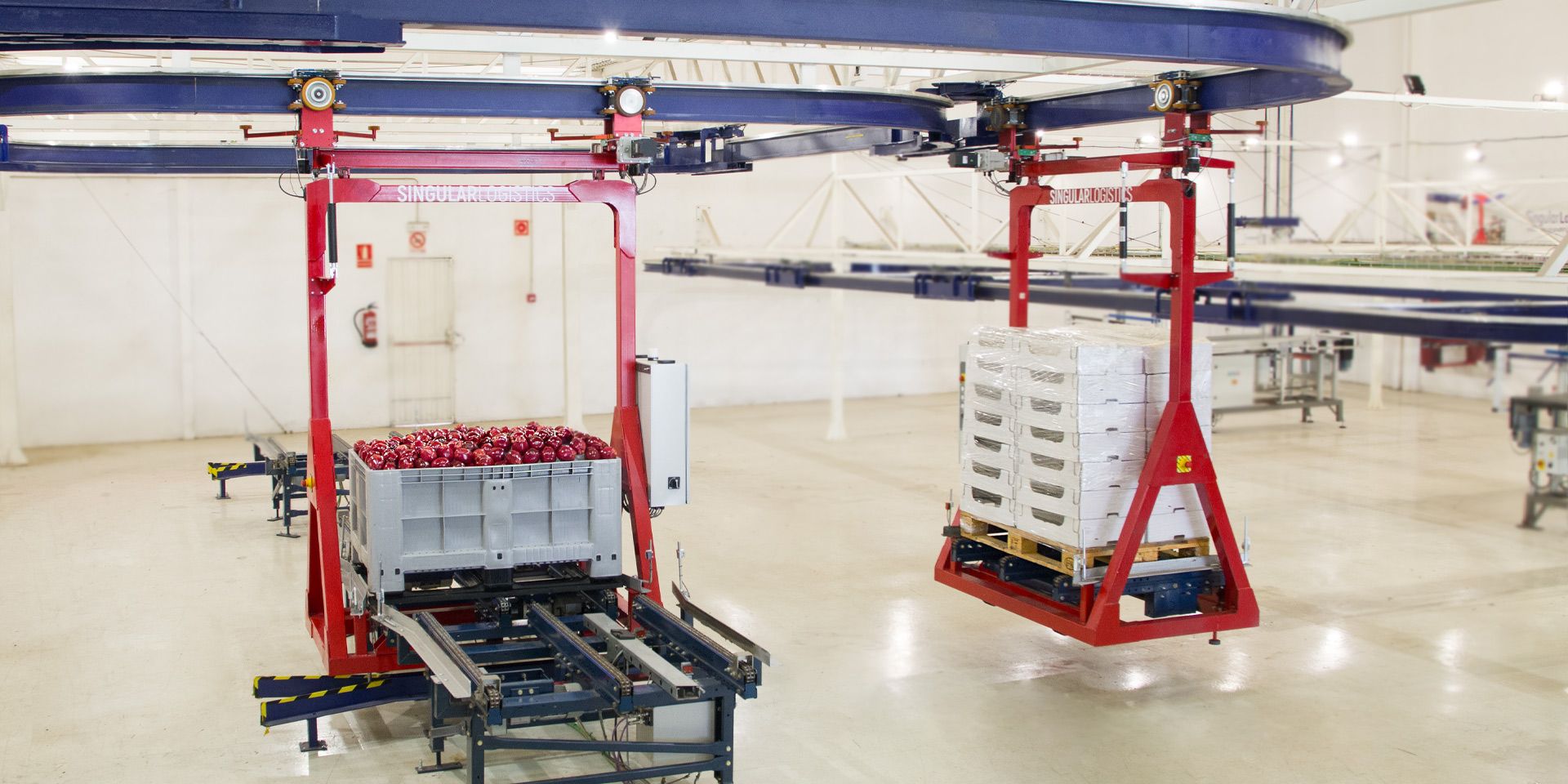 La automatización en altura ofrece una solución integral para garantizar la continuidad de flujo que el producto fresco necesita.