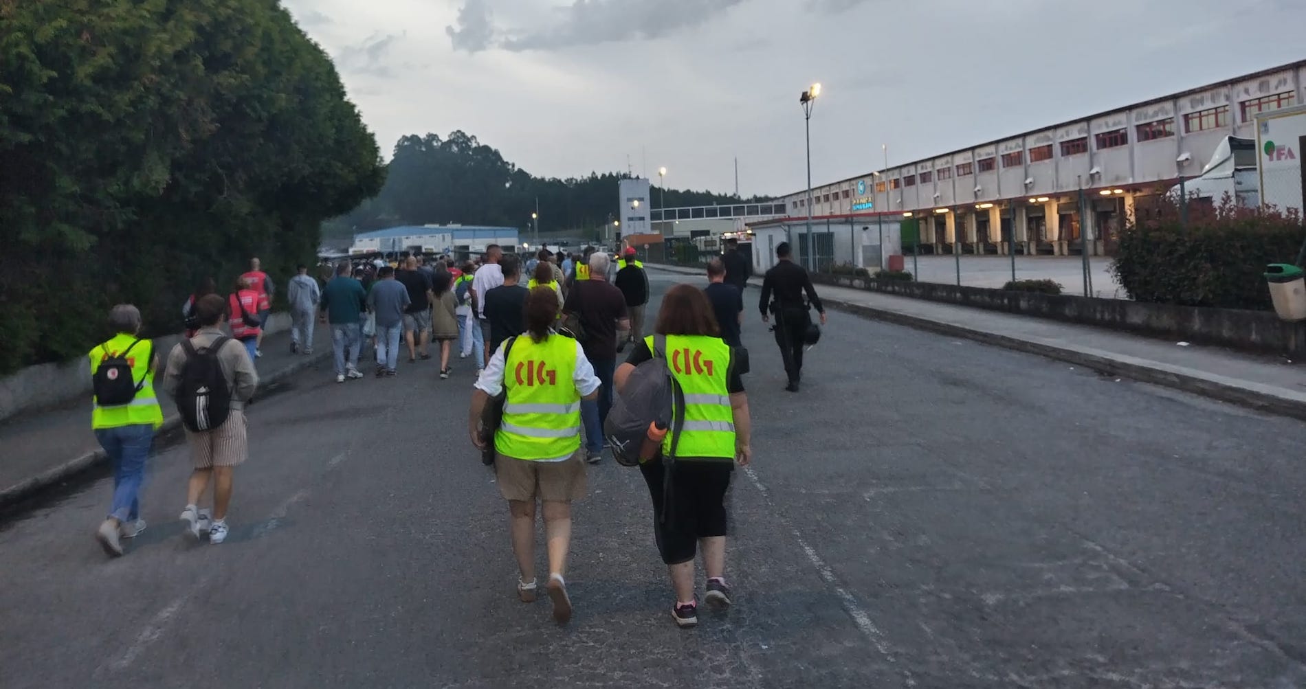 Los trabajadores reclaman mejoras salariales.