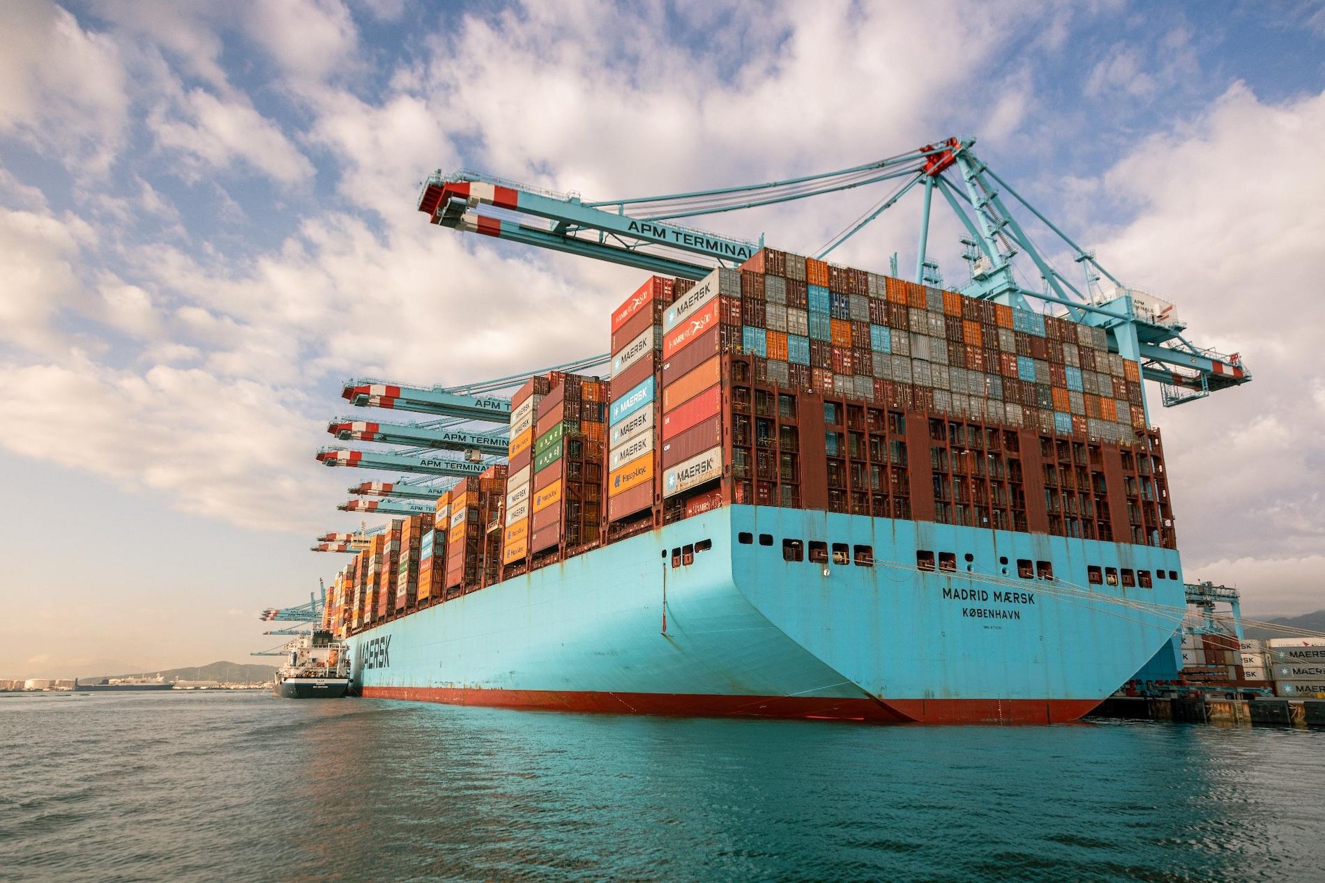 Pottacontenedores Maersk puerto Algeciras