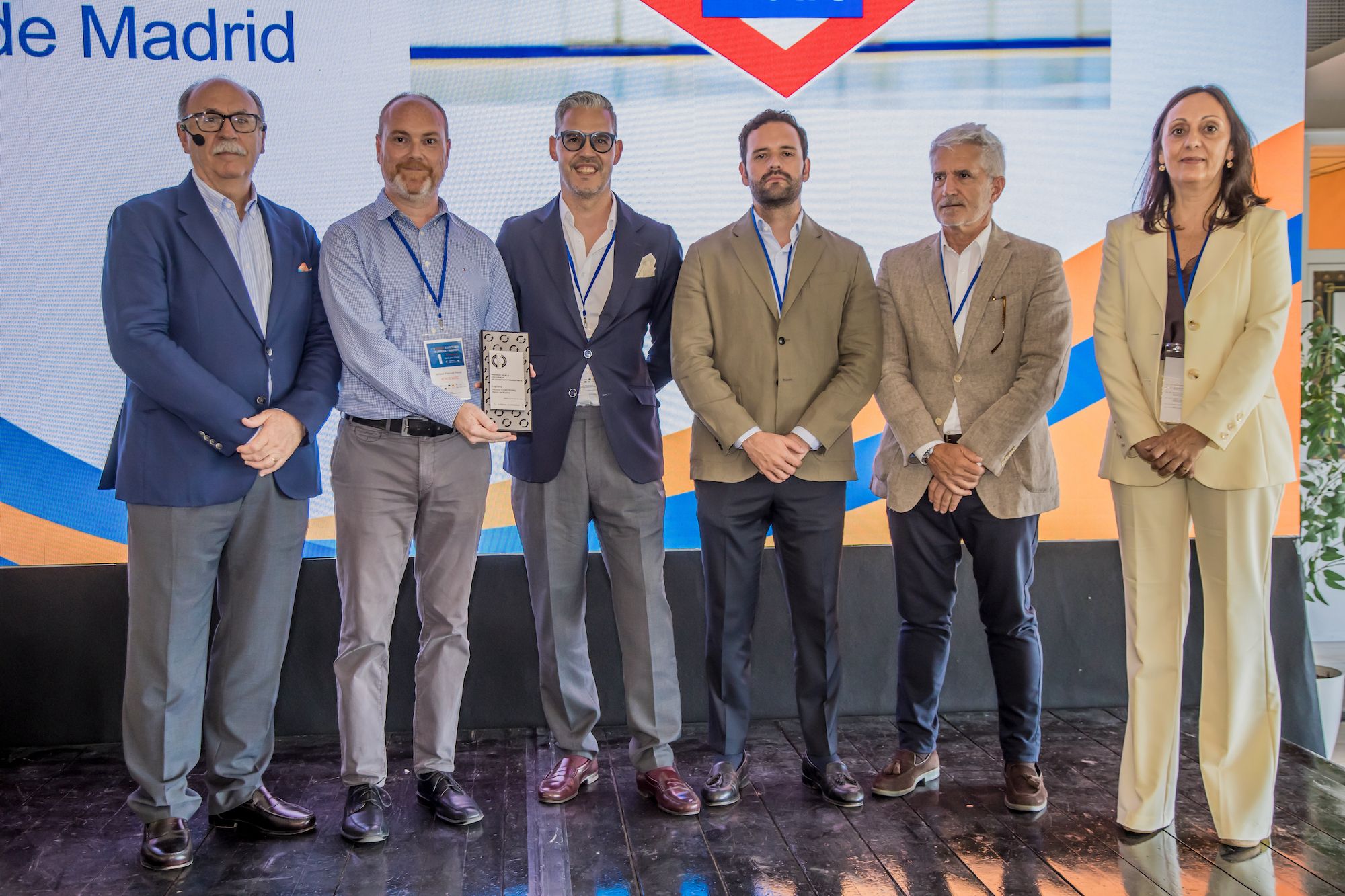 Ismael Pascual Pérez de Metro Madrid, Dani Latorre de Cityklogin, Bernardo López de Amazon,  Juan Sandes de GLS y Blanca Fernández de SEUR.