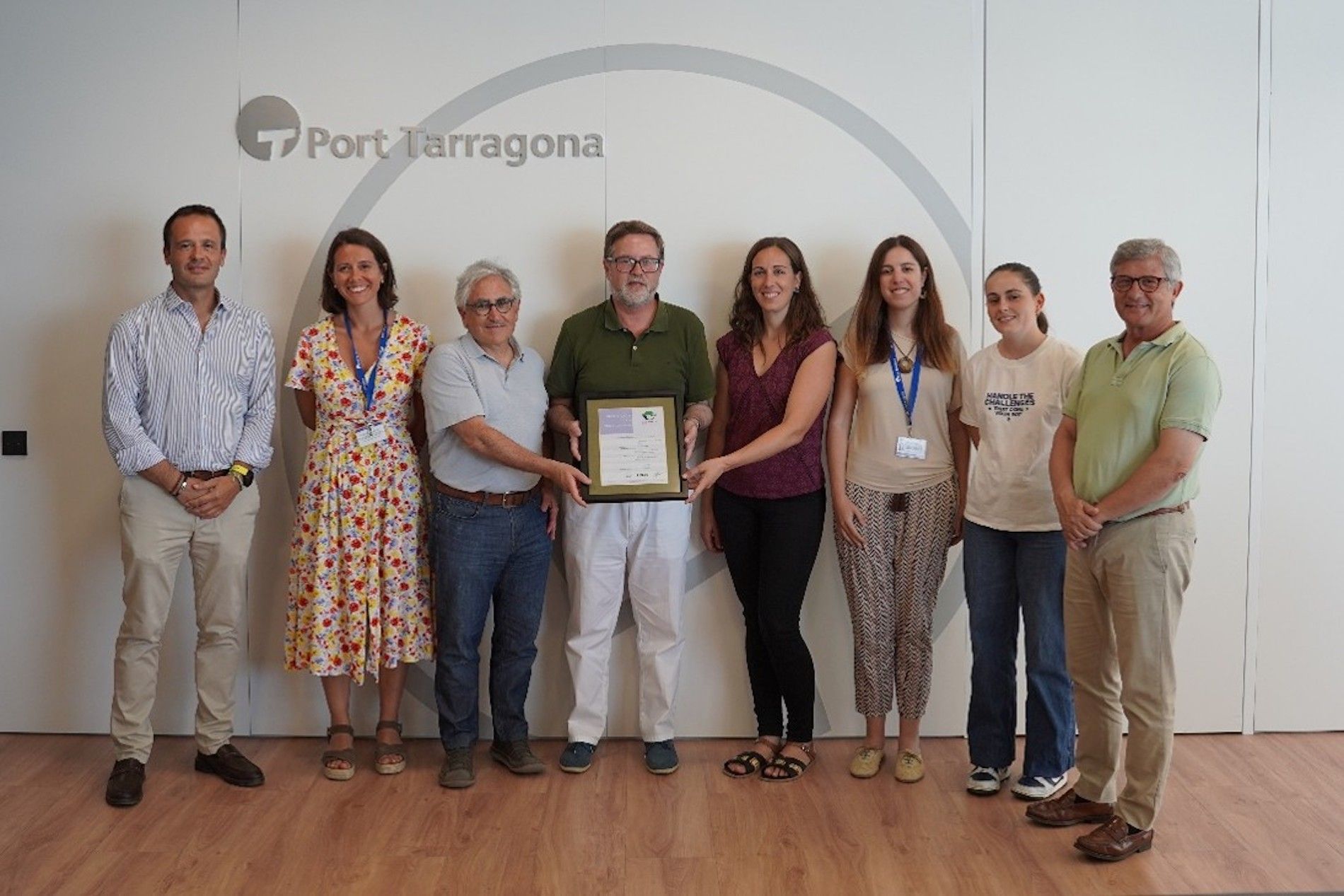 certificacion PERS puerto Tarragona