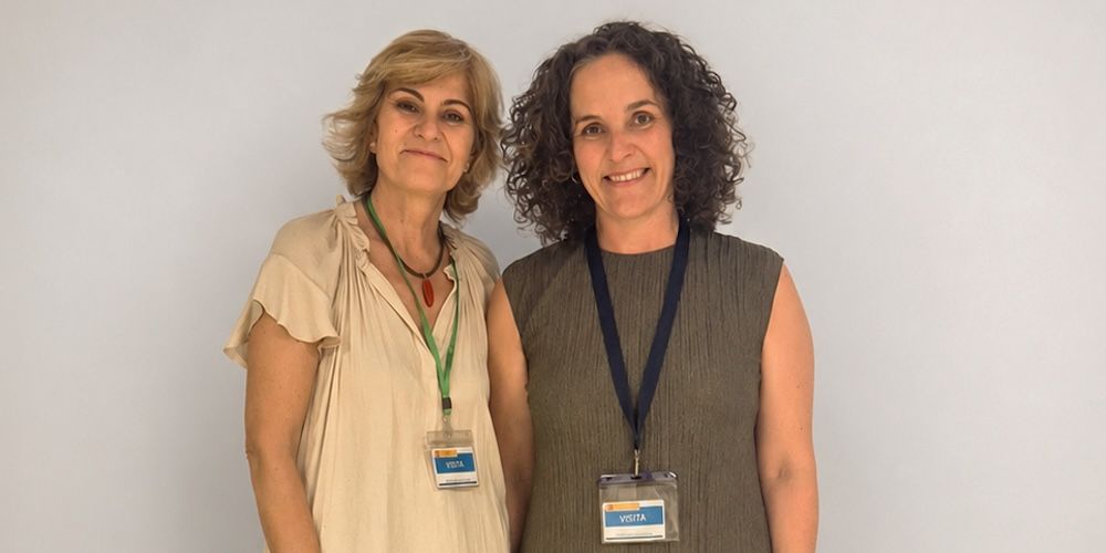 Emma Gonzalez, responsable de Marketing de Visual Trans, y Monica Chouza, directora de Proyectos de Docuten