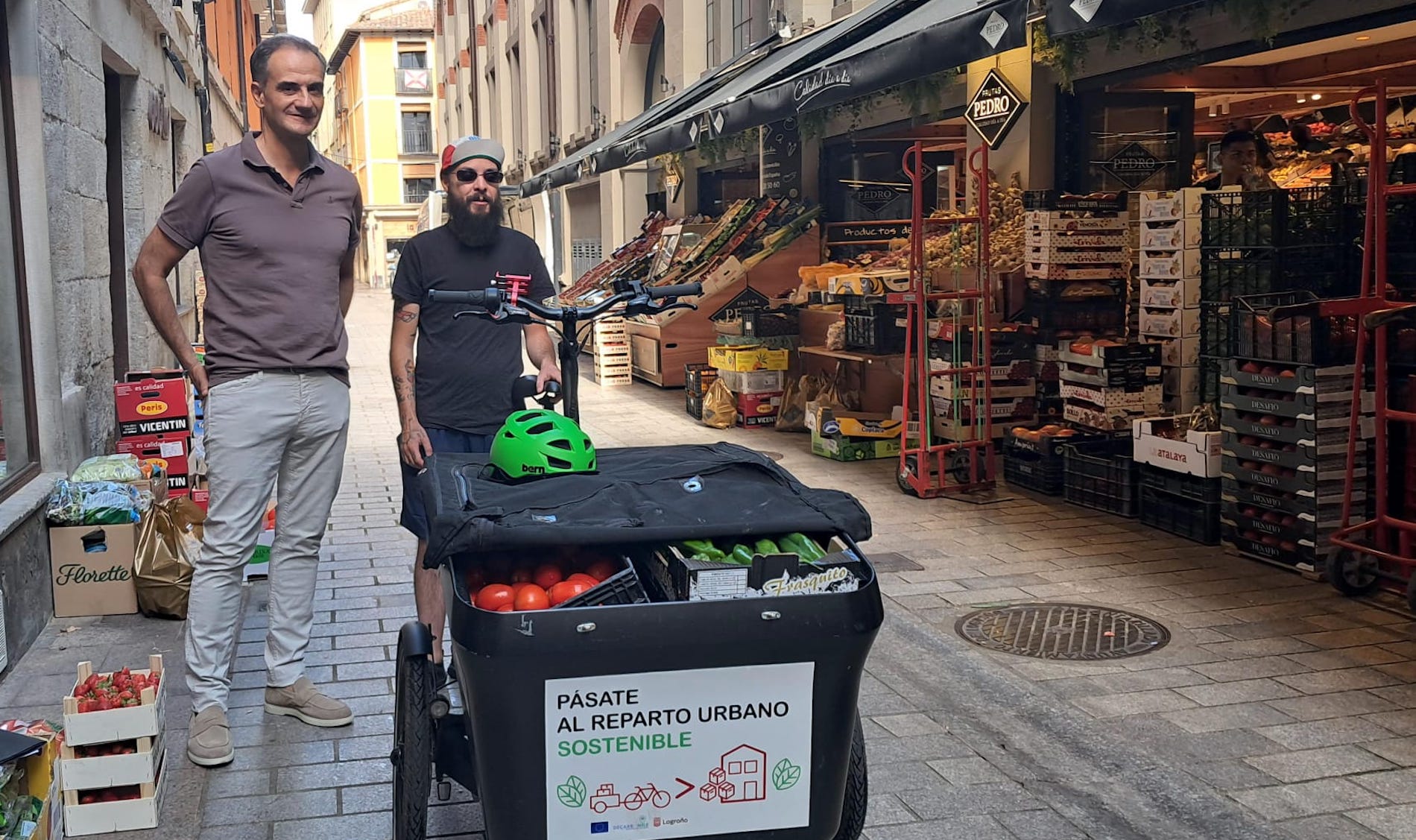 El Ayuntamiento ha habilitado dos bicicletas de carga para el proyecto.