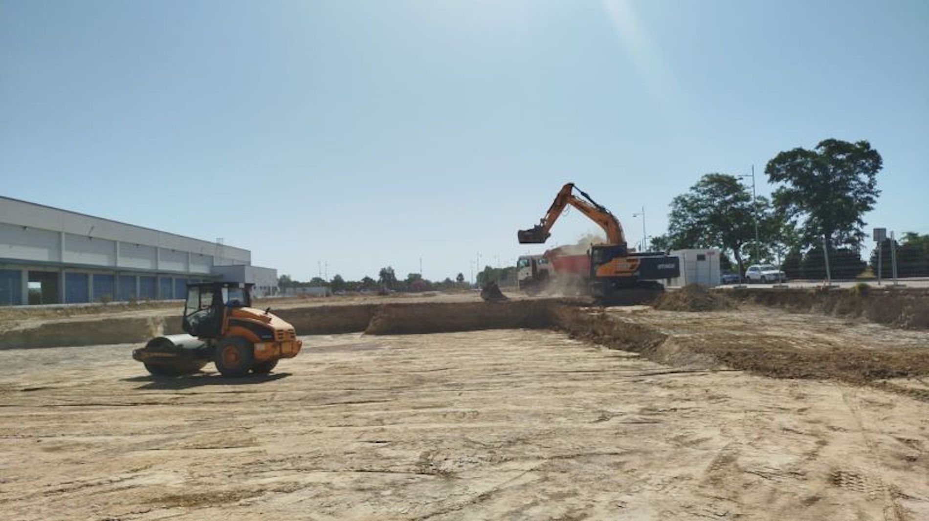 obras plataforma CTT Express Puerto de Santa Maria