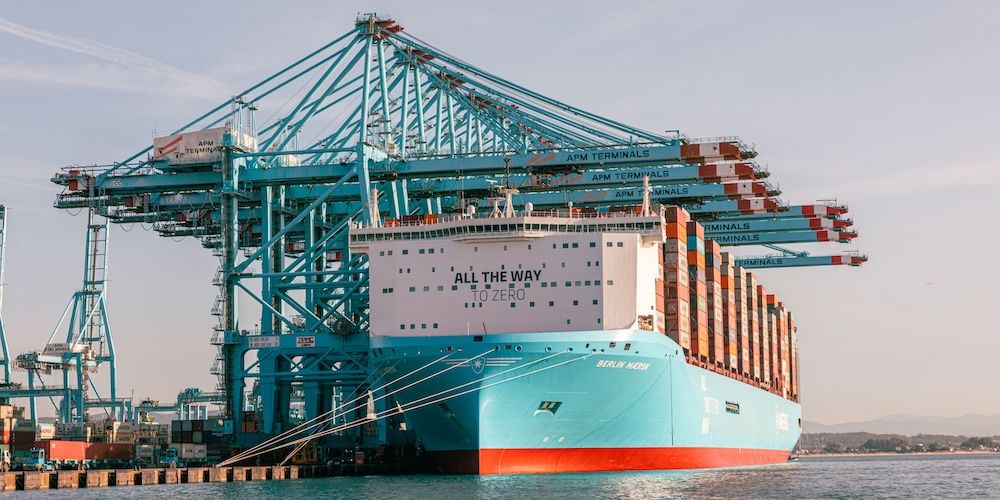 Portacontenedores Berlin Maersk en APM Terminals Algeciras Portacontenedores Berlin Maersk en APM Terminals Algeciras