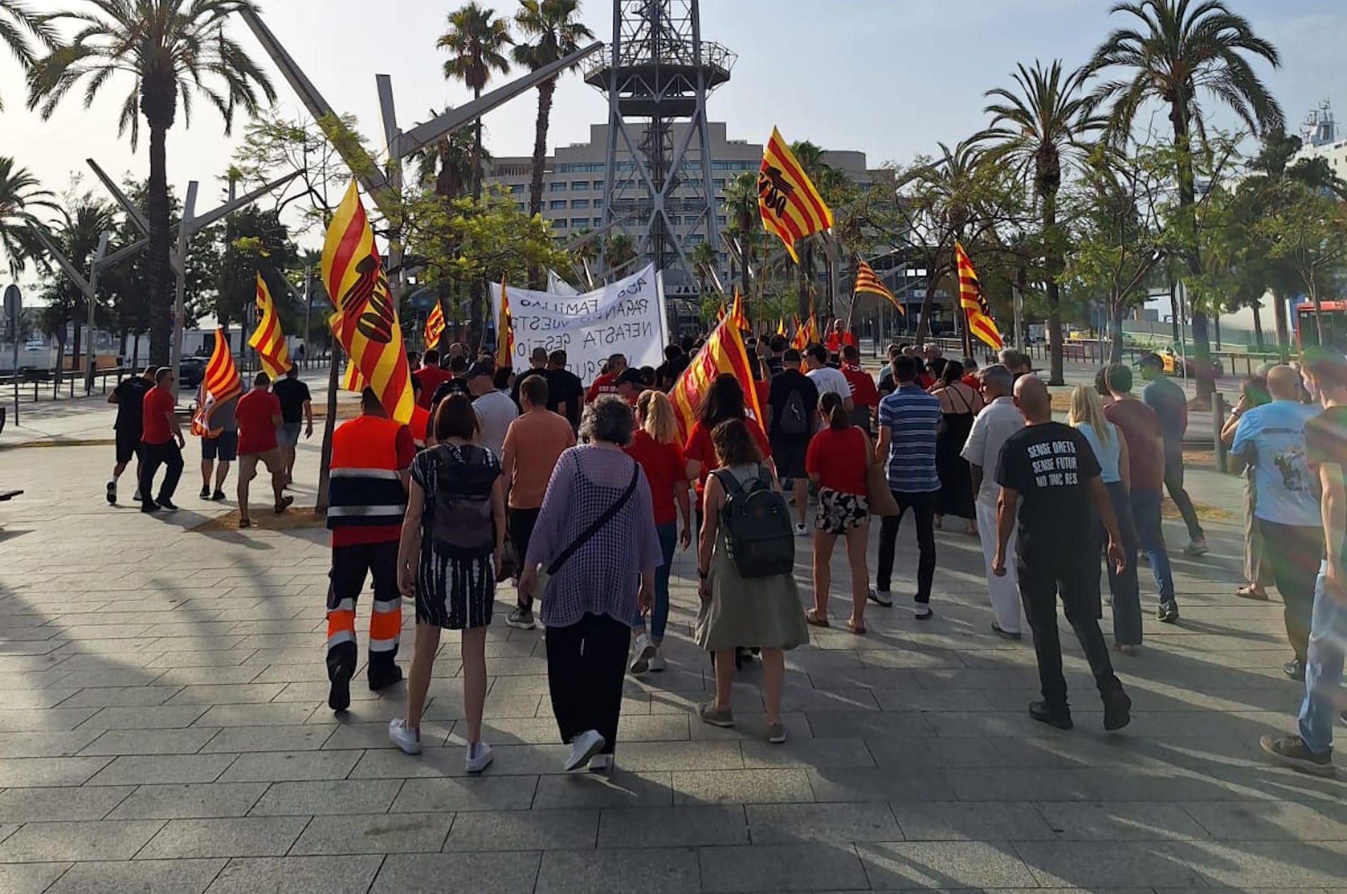 Manifestacion trabajadores AP BArcelona julio 2026 Manifestacion trabajadores AP BArcelona julio 2026