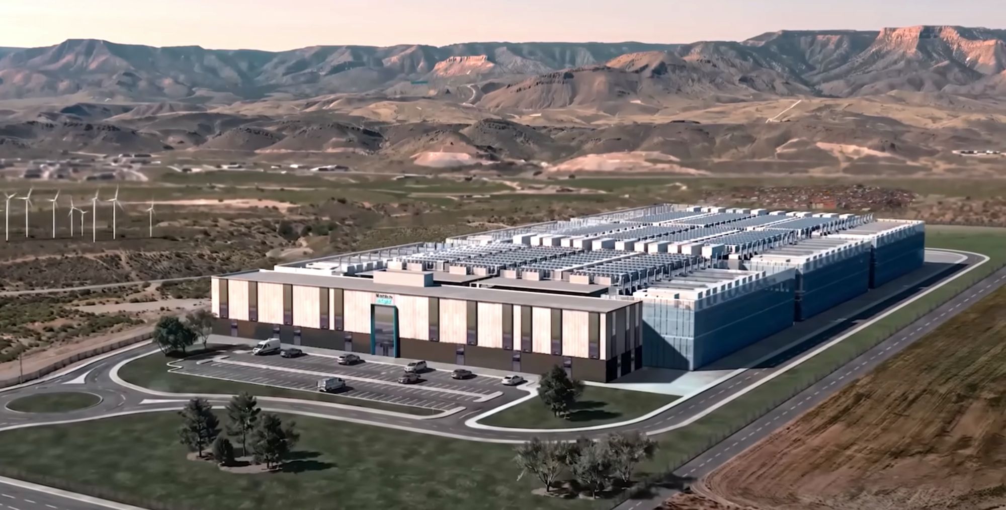 nuevo centro de datos de Merlin en Aragon