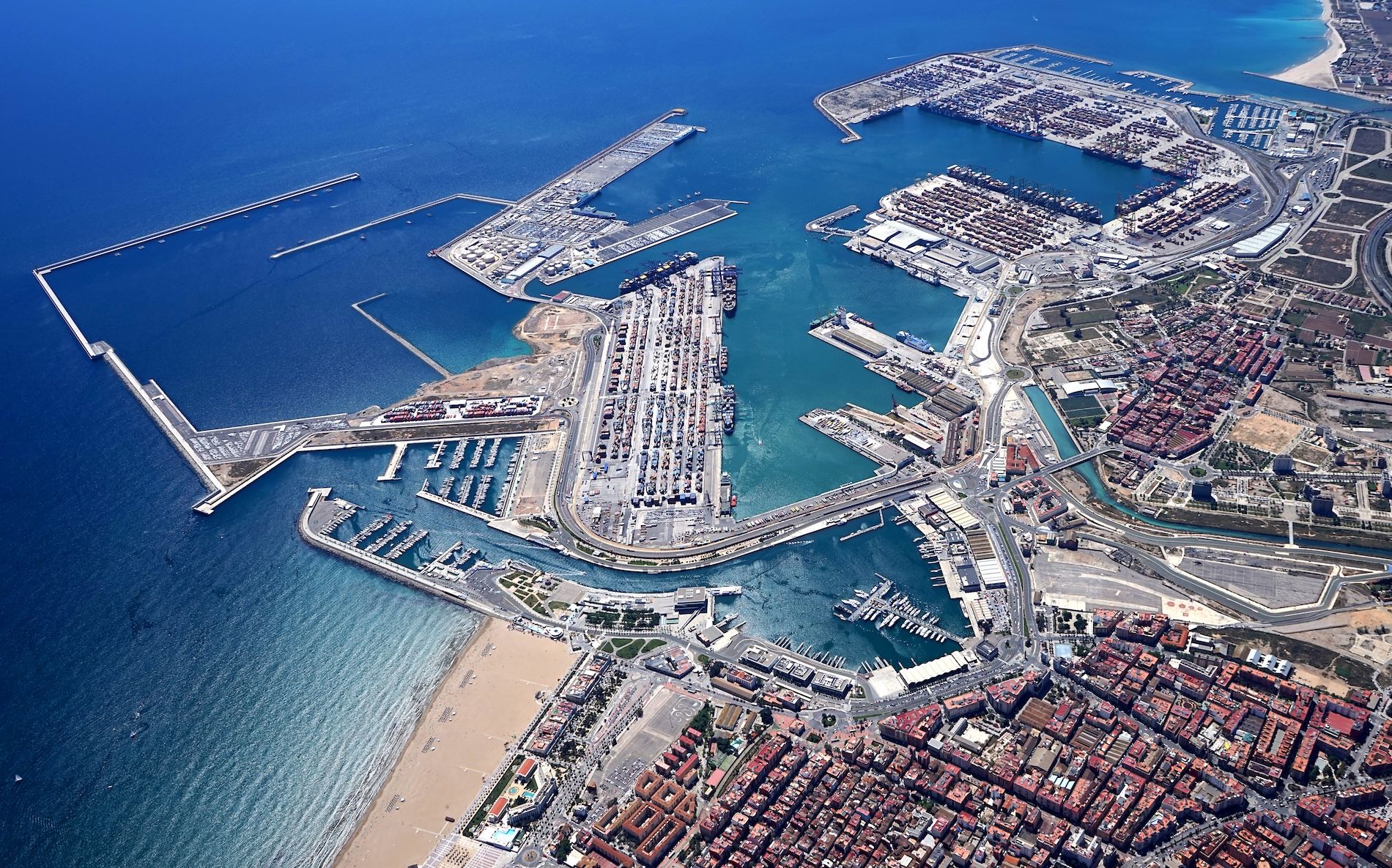 Aerea puerto Valencia