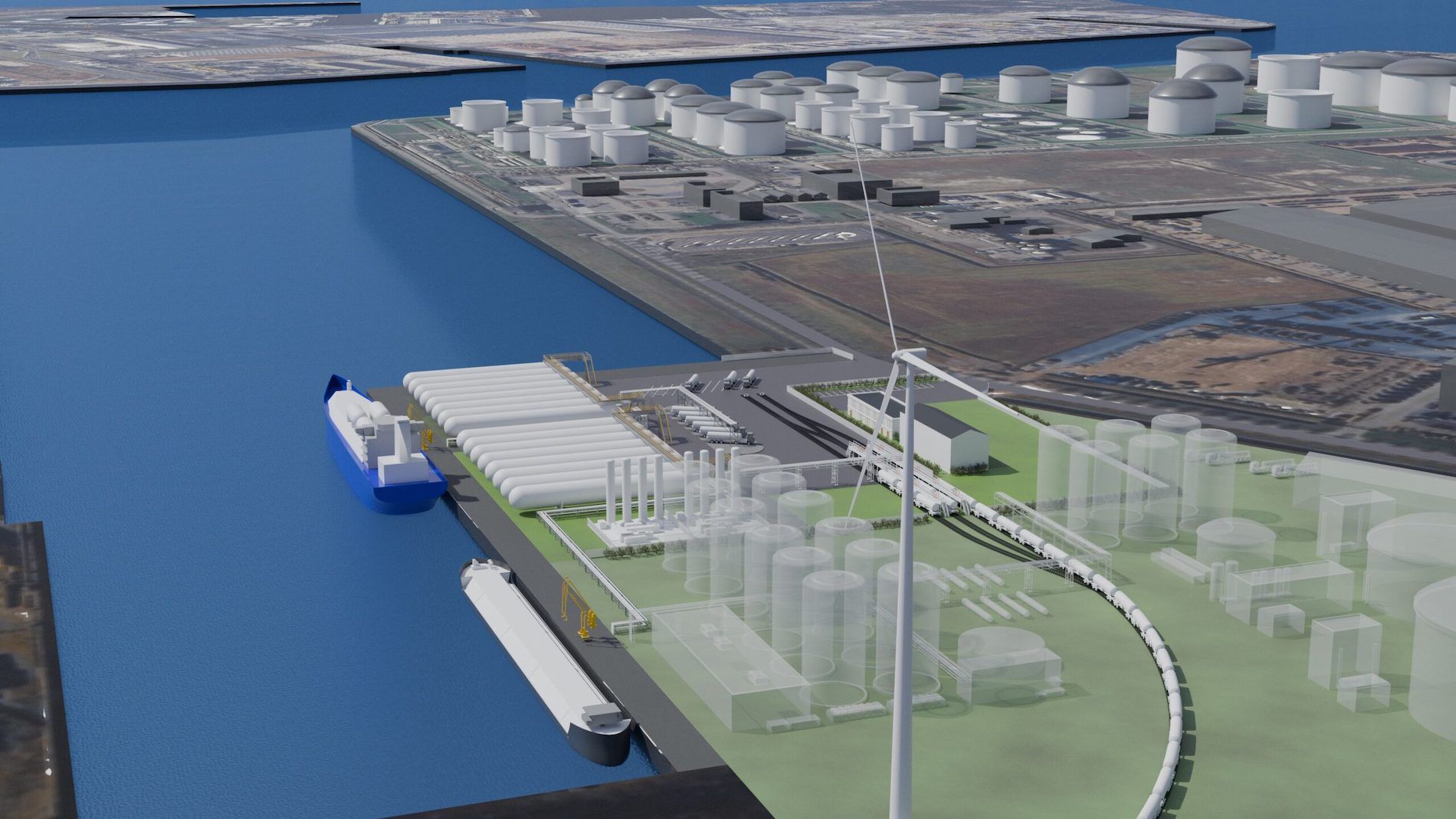 La entrada en operación de la terminal está prevista para 2030.