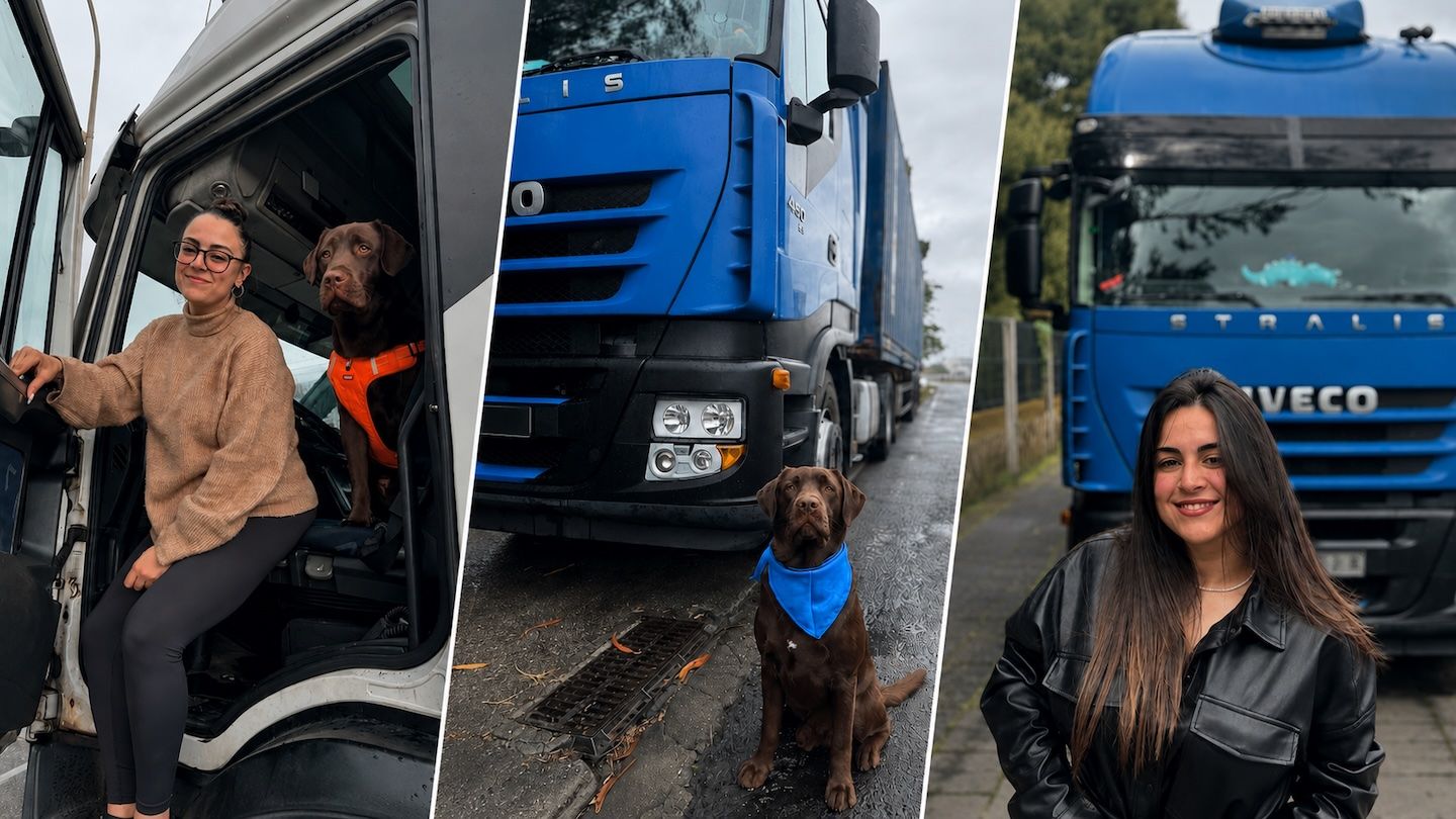 Andrea Fernández, camionera (26 años): "El hecho de ser mujer es una ventaja en el sentido de que siempre tienes una mano que te va a ayudar" Andrea Fernández, camionera (26 años): "El hecho de ser mujer es una ventaja en el sentido de que siempre tienes una mano que te va a ayudar"