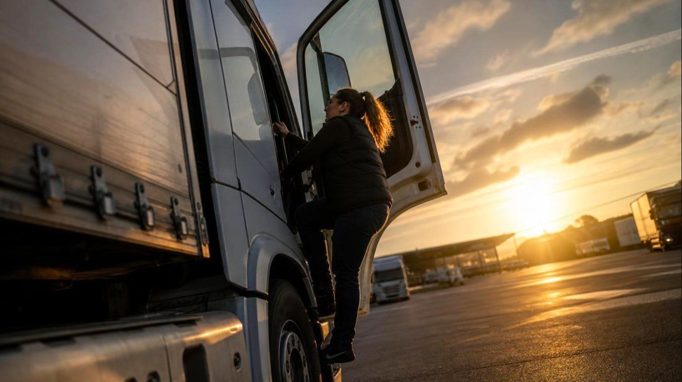 mujer camionera