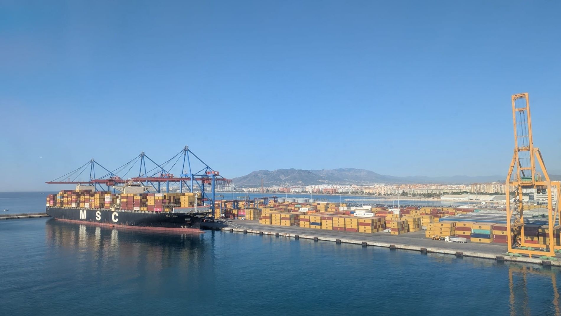 Escala MSC puerto de Malaga Escala MSC puerto de Malaga