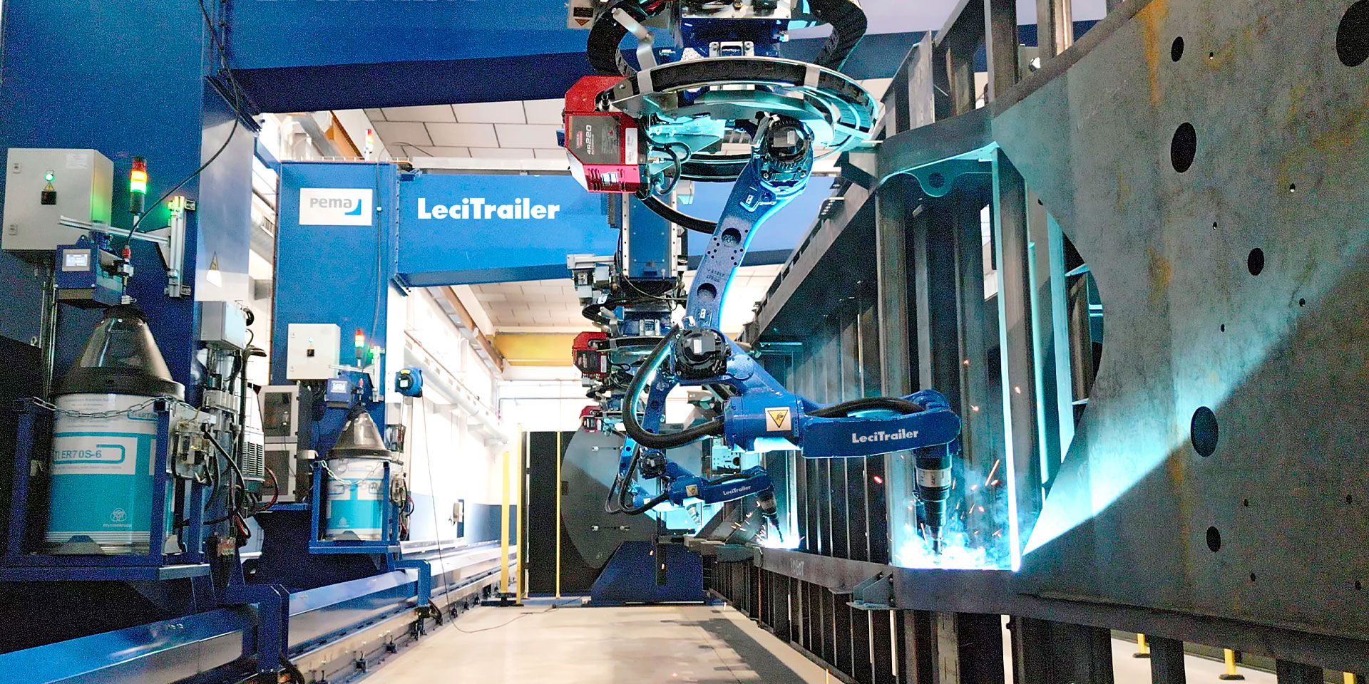 Robot soldadura Lecitrailer Robot soldadura Lecitrailer