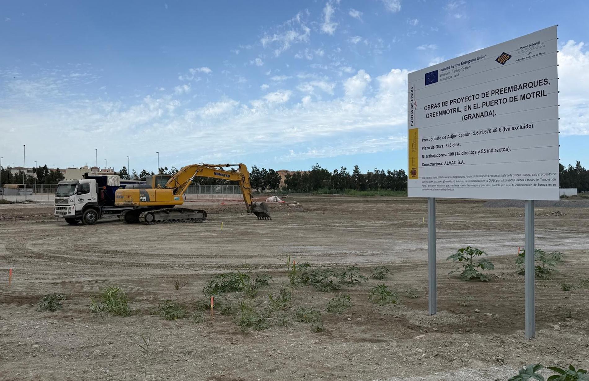 Actualmente está en ejecución la mejora del terreno.