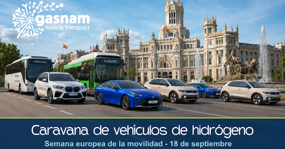 caravana de vehiculos de h2