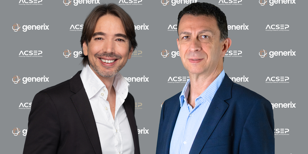 Alianza ACSEP y Generix - Raphaël Sanchez y Thierry Puharré Alianza ACSEP y Generix - Raphaël Sanchez y Thierry Puharré