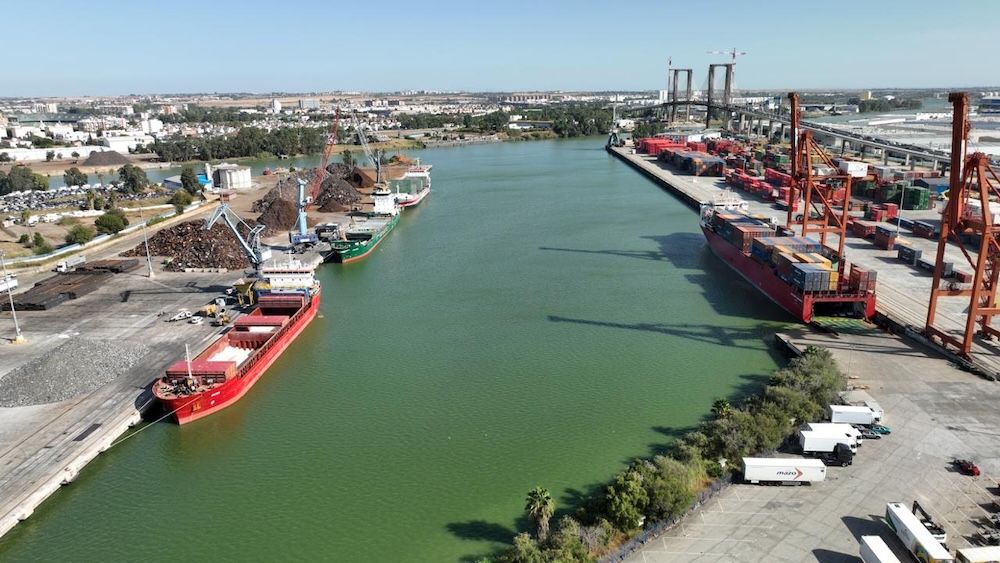 Darsena del Batan puerto de Sevilla