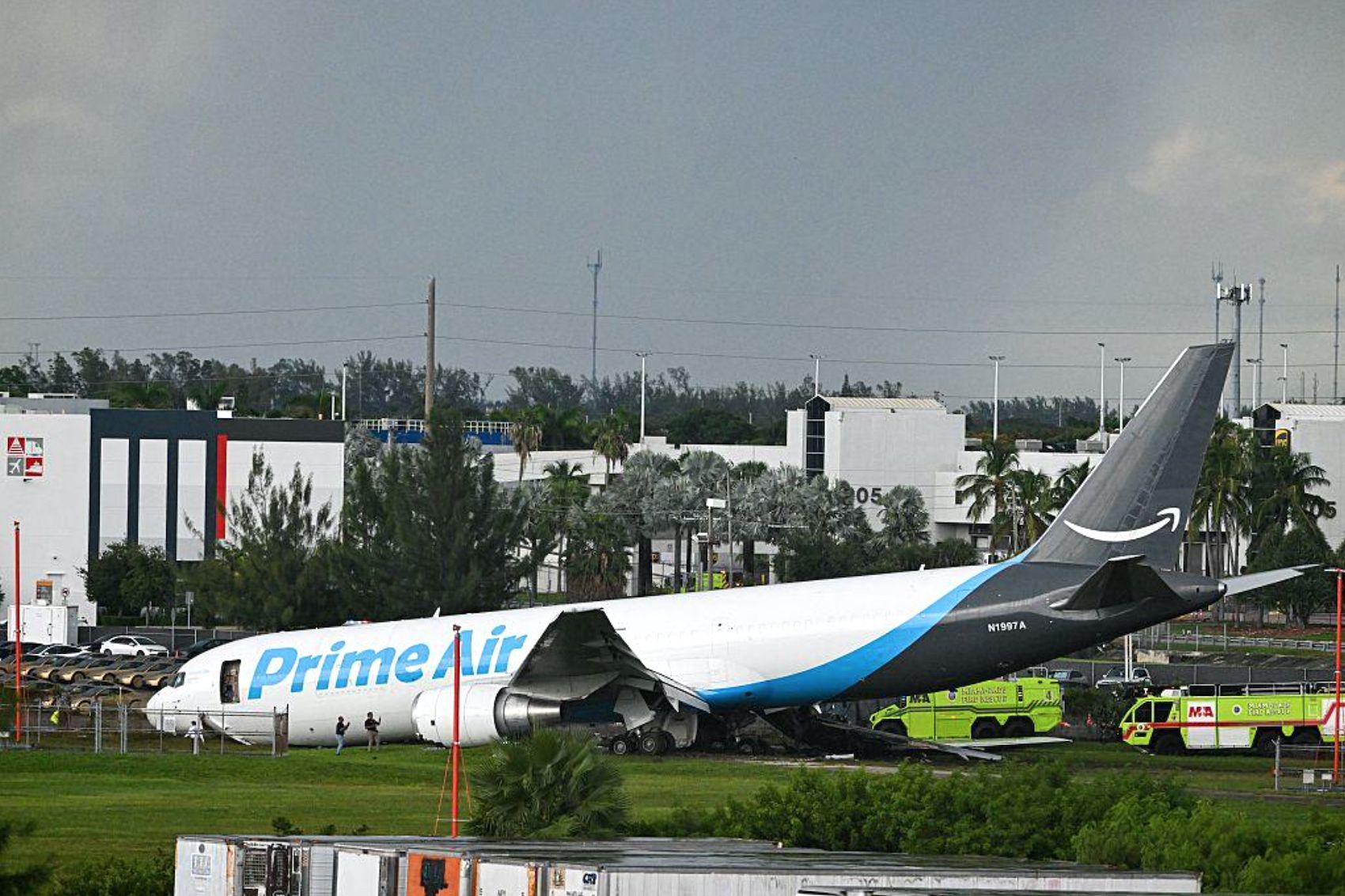 avion siniestrado de 21 Air para Amazon