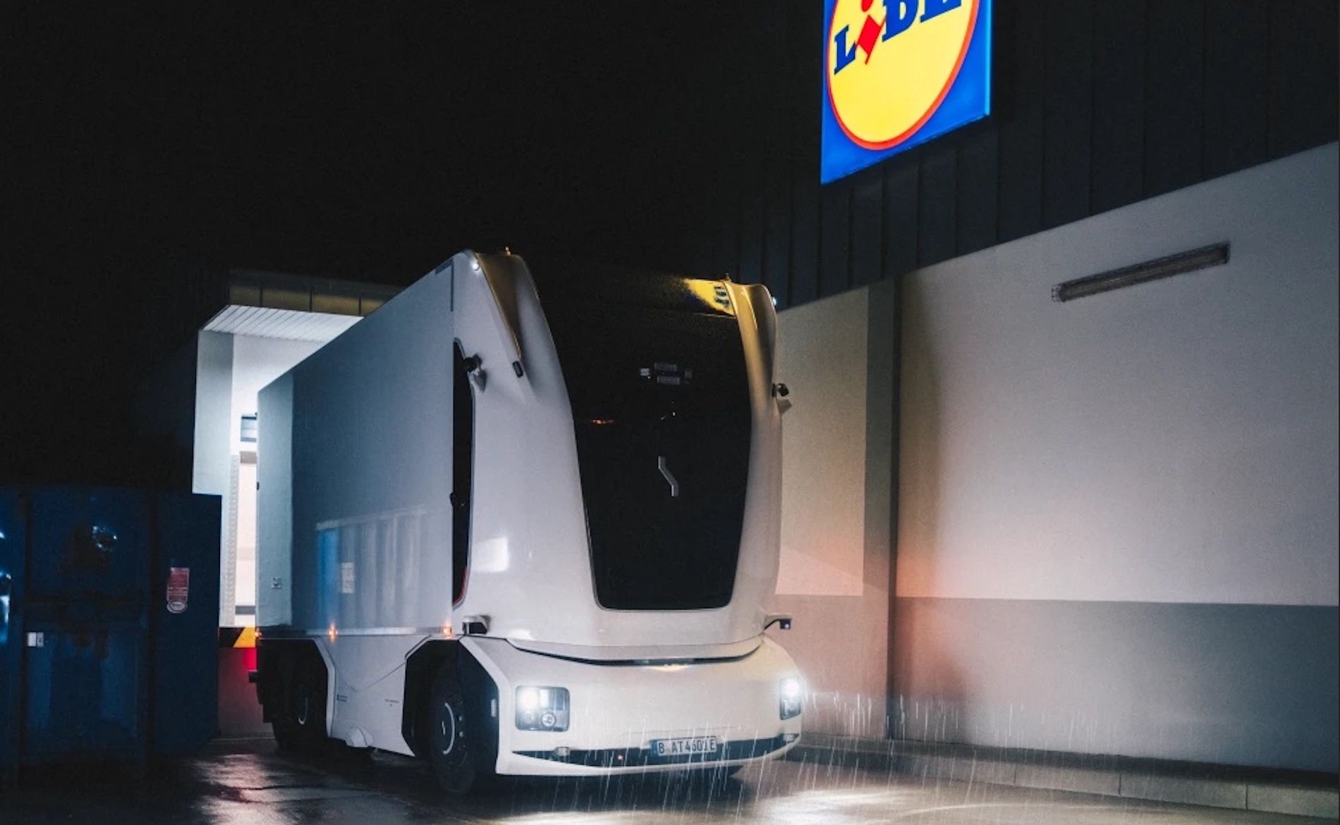 La ruta conecta una plataforma logística y una tienda de Lidl.