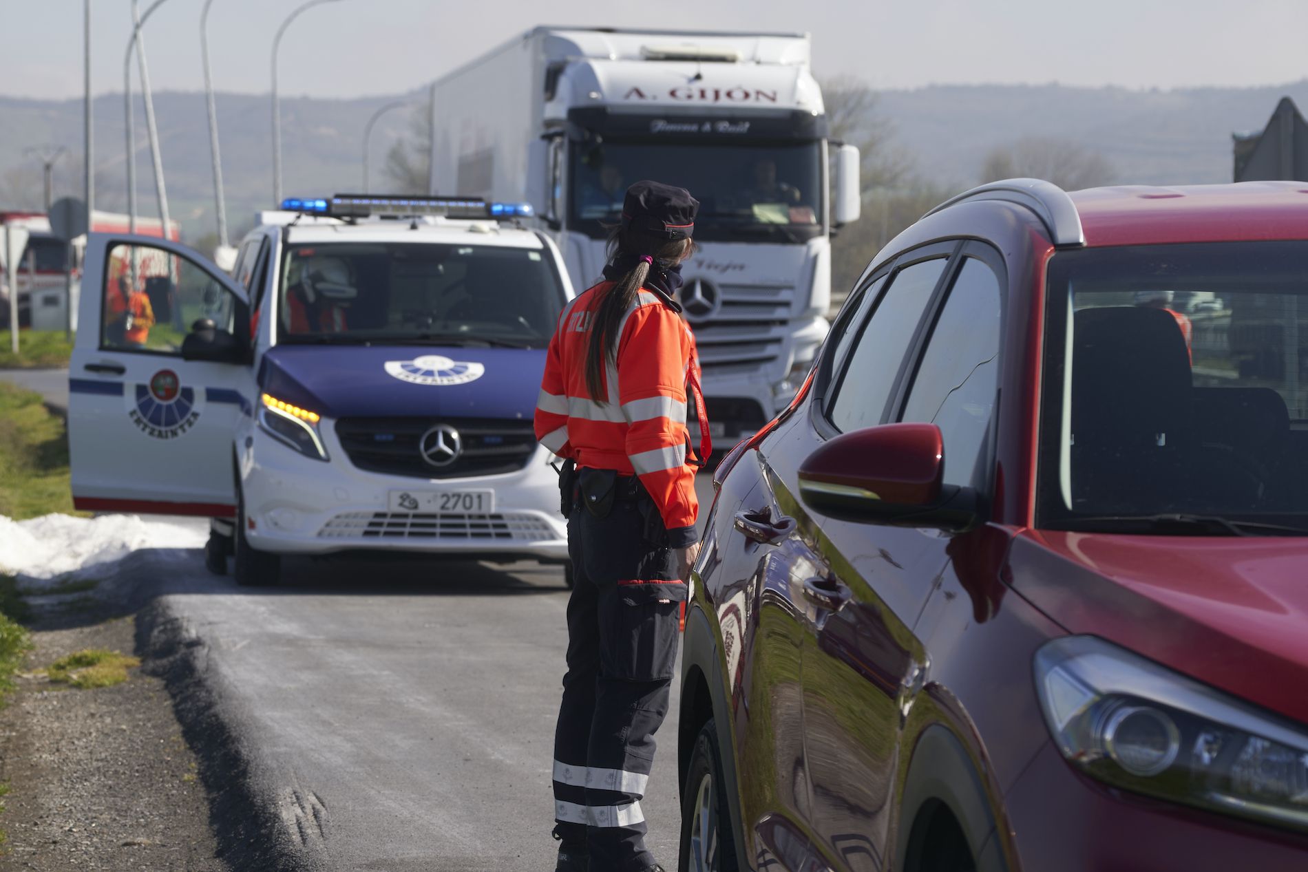 La conducción distraída fue una de las principales causas de los accidentes de tráfico.