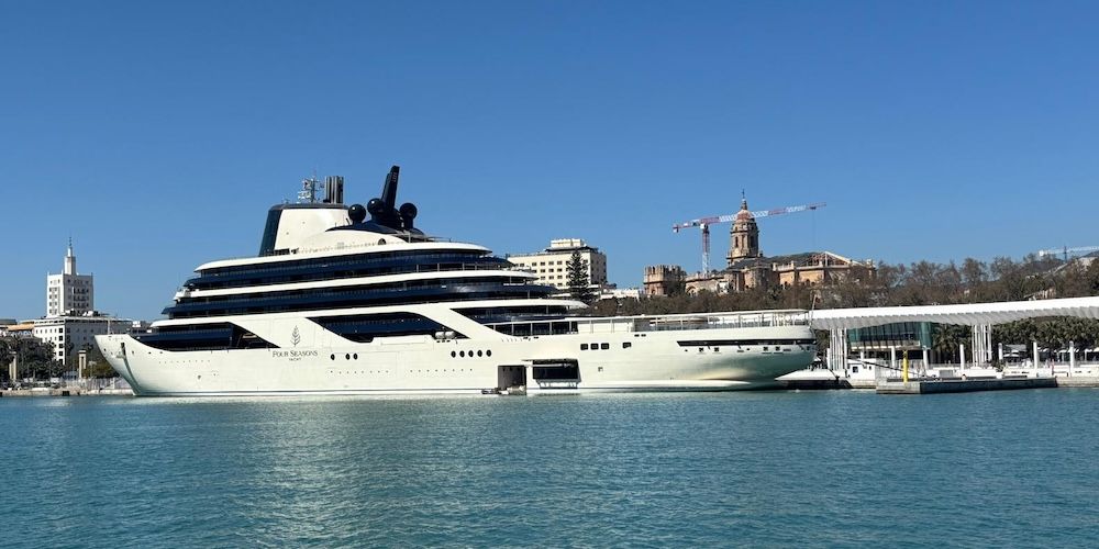 El 'Four Seasons Yachts' escalará en Málaga el 1 de noviembre.