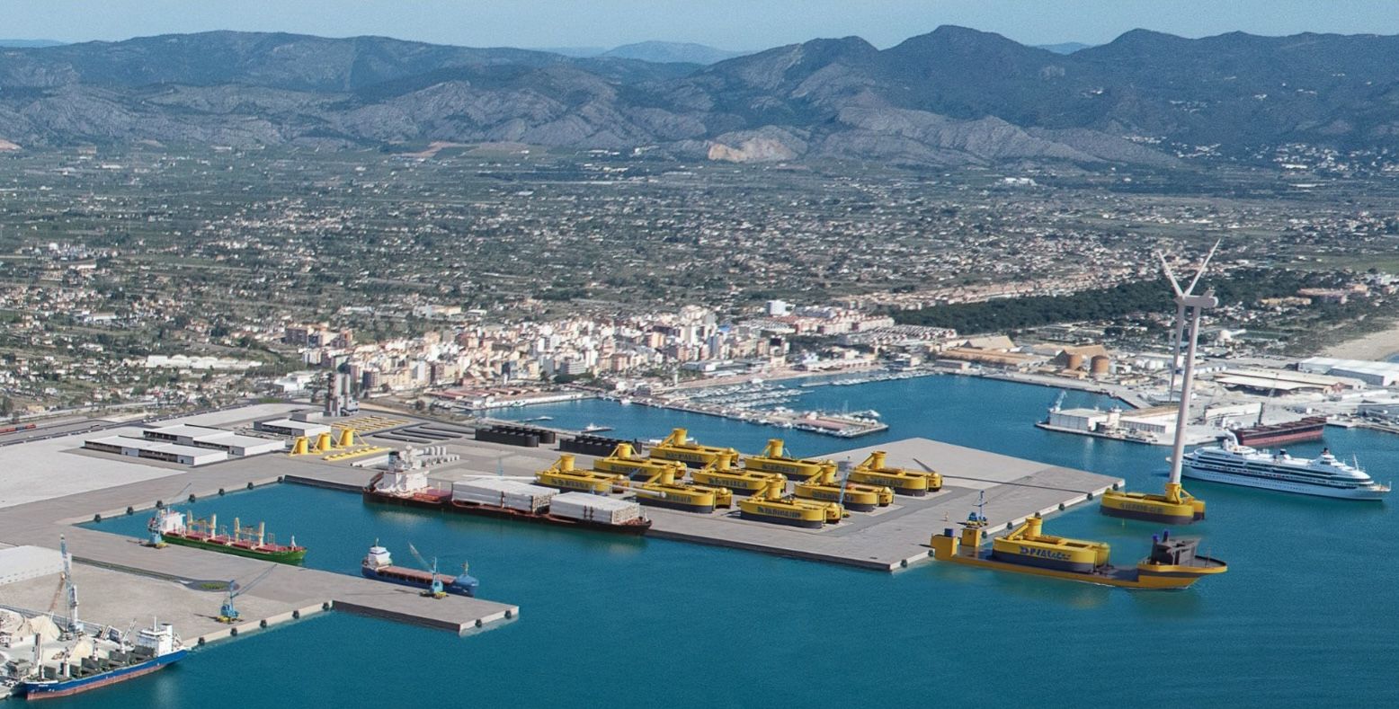 Eolica marina puerto Castellon Eolica marina puerto Castellon