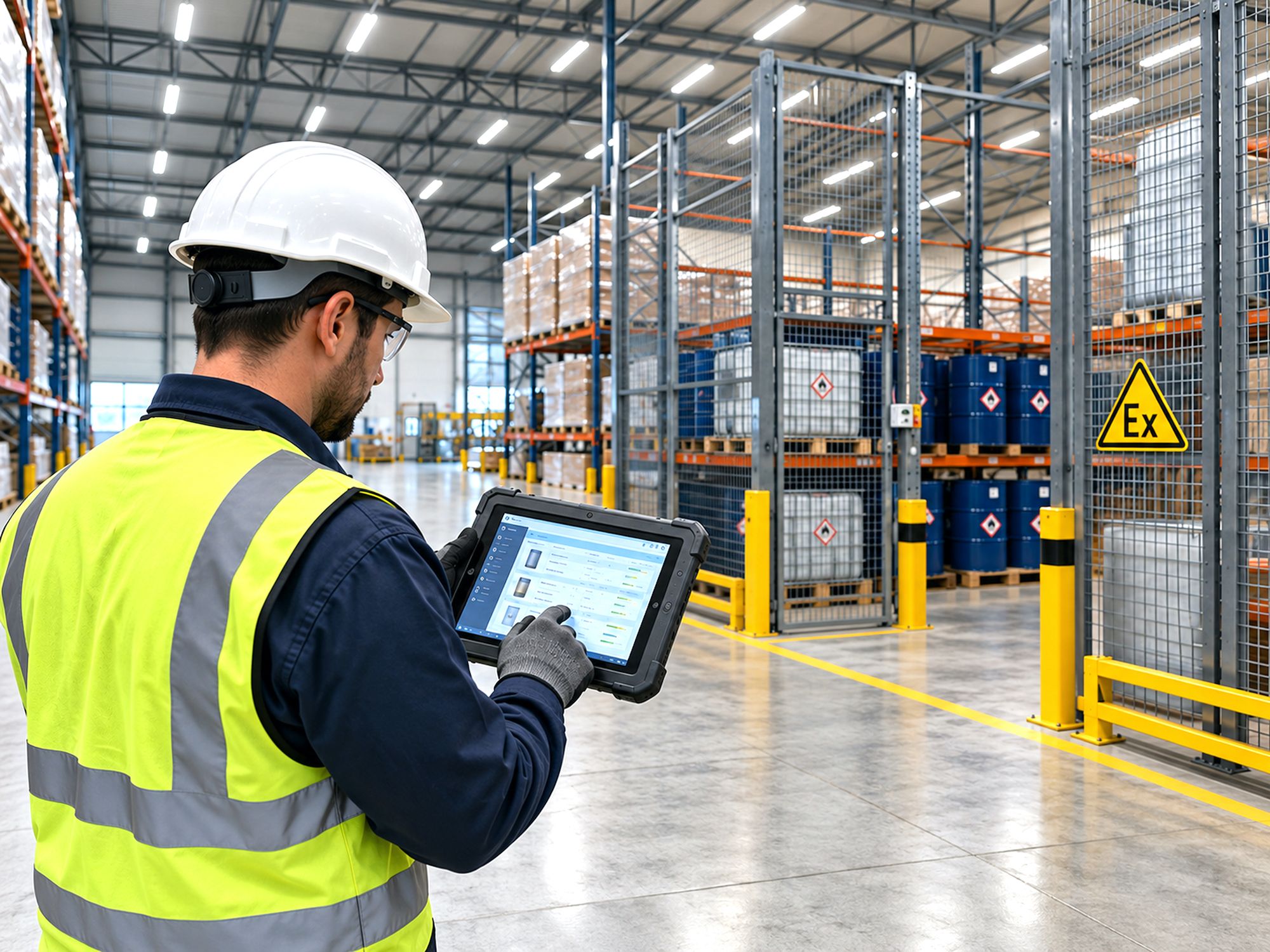 dispositivos almacen zonas ATEX