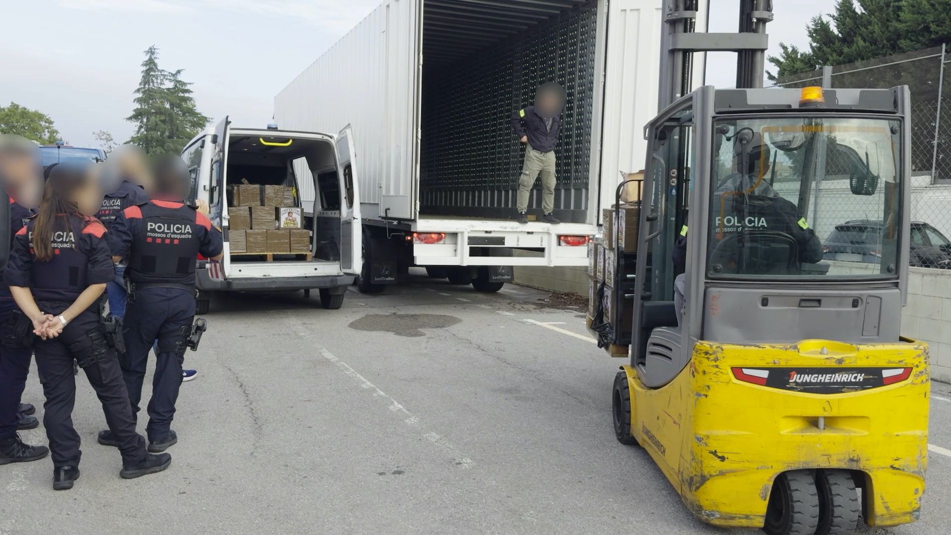 incautacion hachis camion Barcelona Mossos octubre 2026