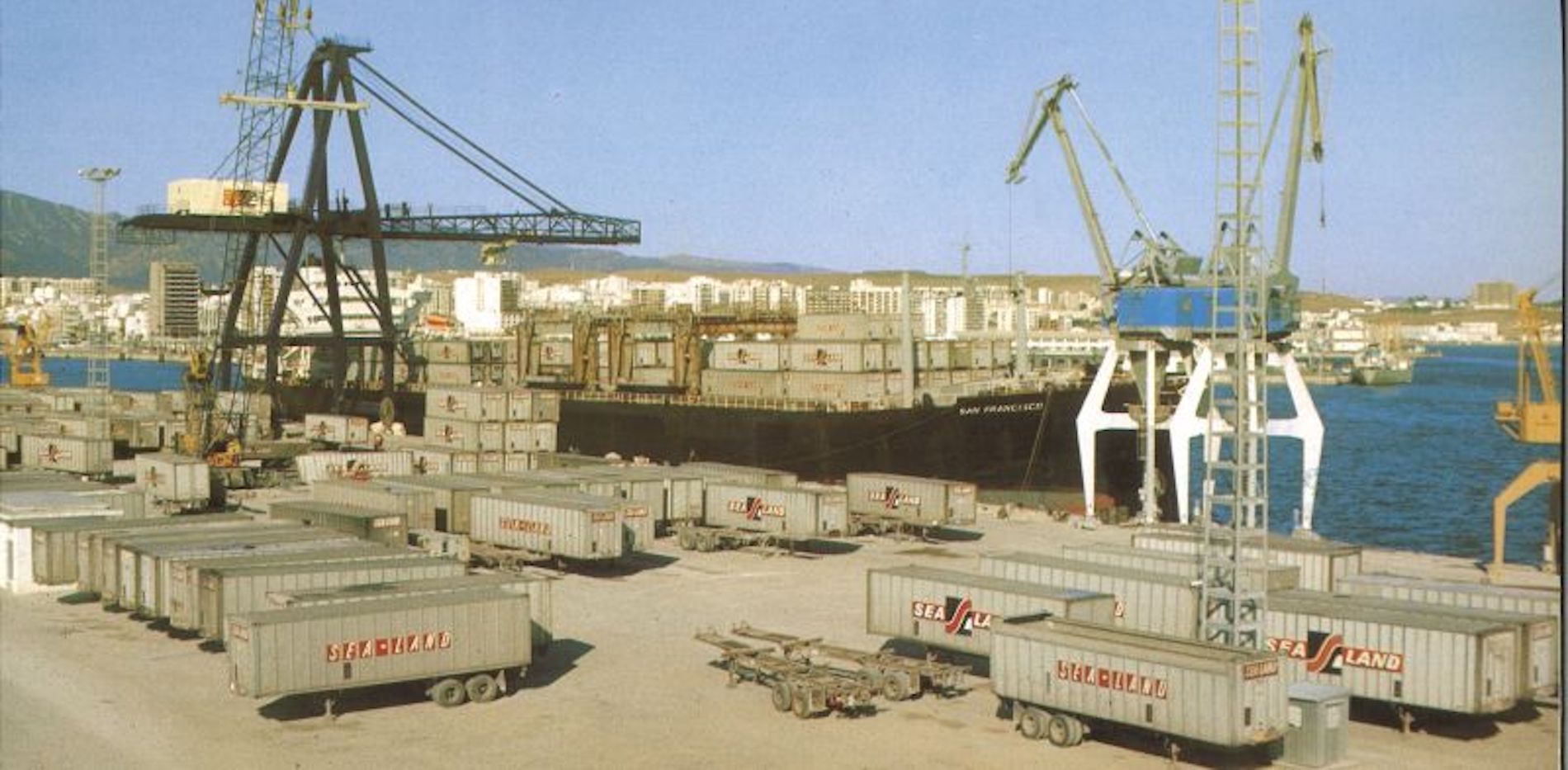 terminal contenedores puerto algeciras 1976 terminal contenedores puerto algeciras 1976