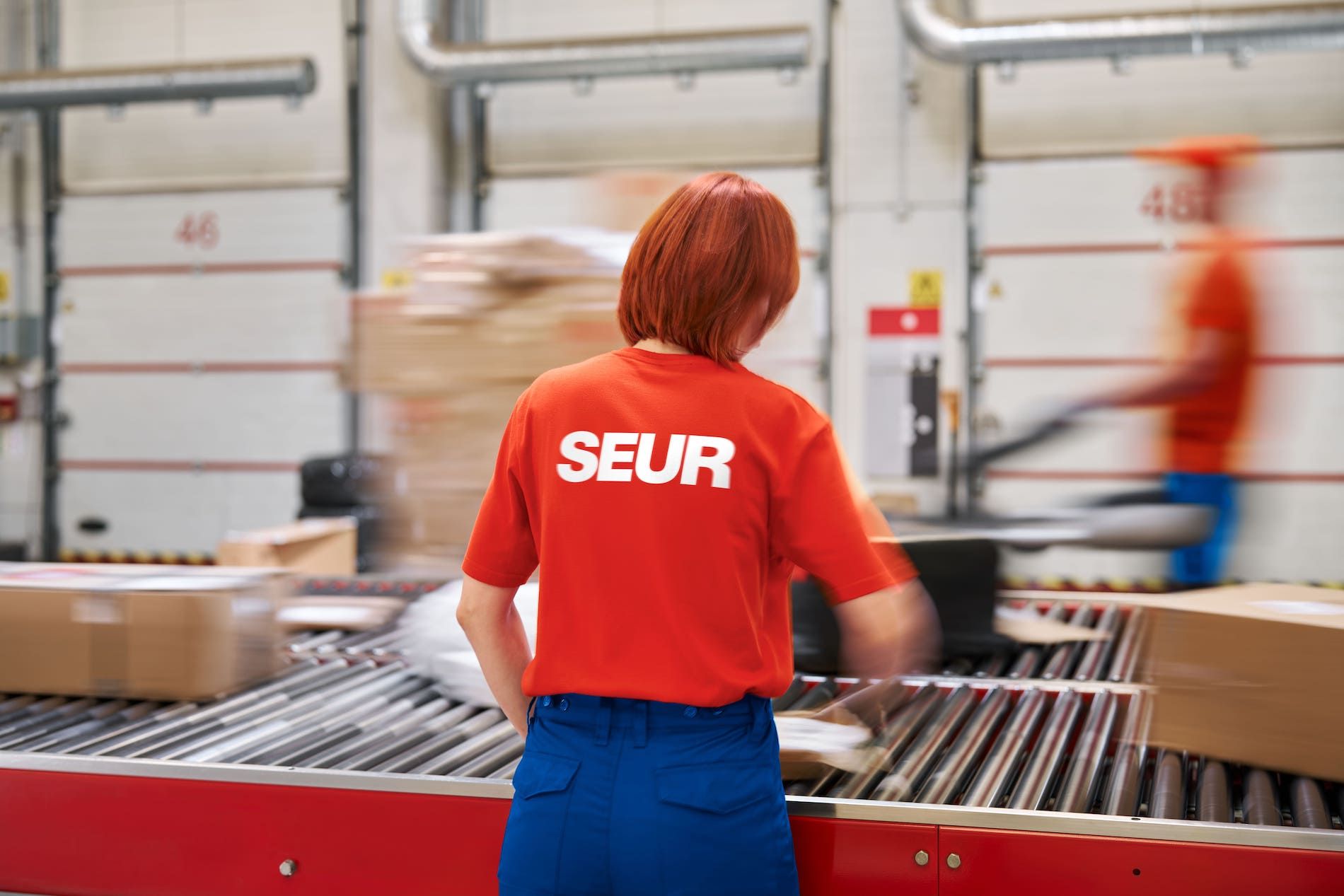 SEUR trabajadora