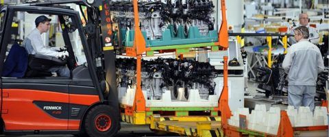 La producción industrial sube el tono.