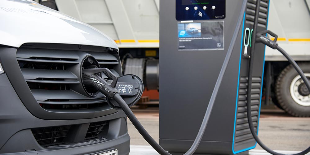 recarga furgoneta eléctrica Mercedes Sprinter