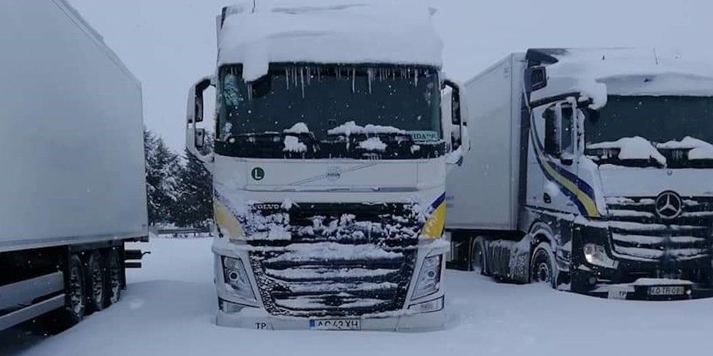camion Primafrio nieve camion Primafrio nieve