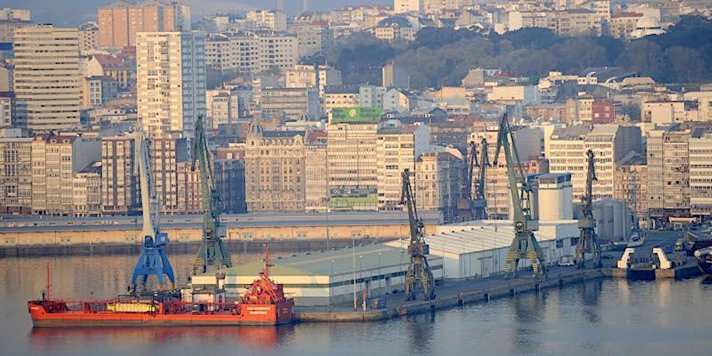 puerto interior de La Coruña