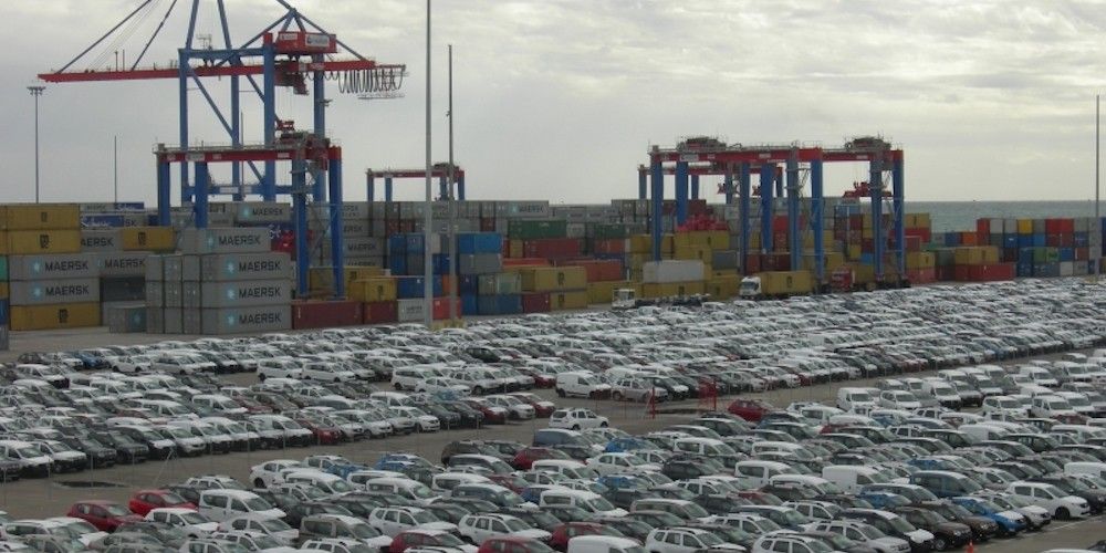 puerto malaga trafico-de-vehiculos logistica automocion
