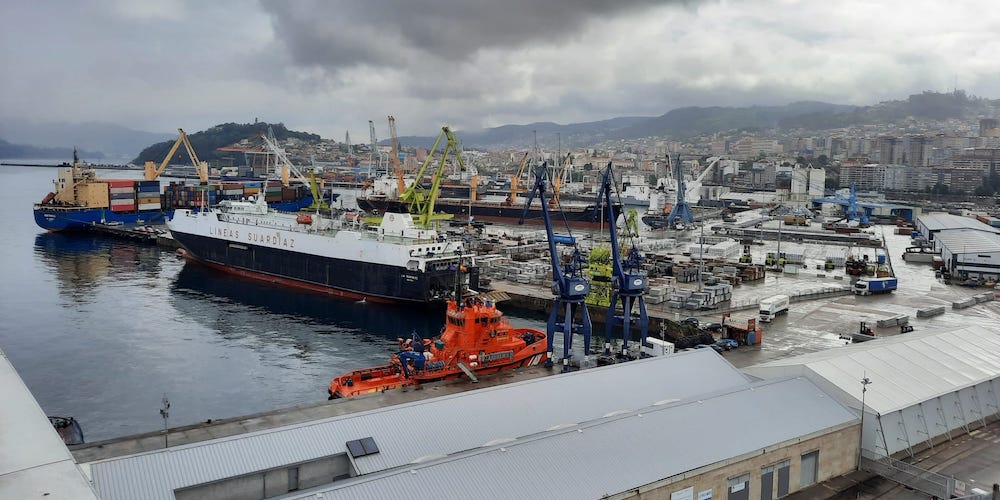 Buque Suardiaz puerto Vigo