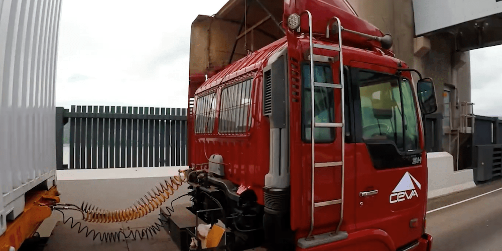 Ceva Logistic CMA CGM camion