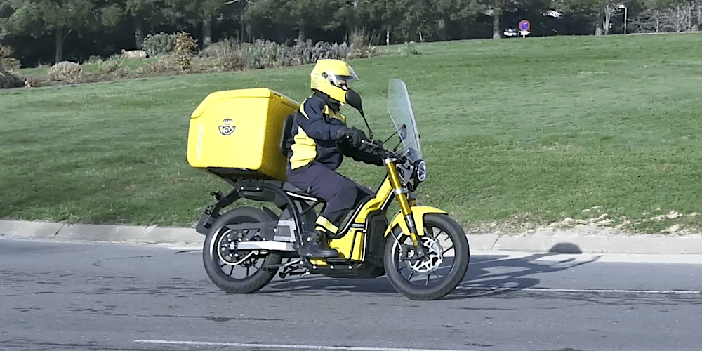 nuevas motos electricas para Correos