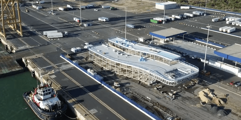 Edificio multifuncional puerto de Huelva Edificio multifuncional puerto de Huelva