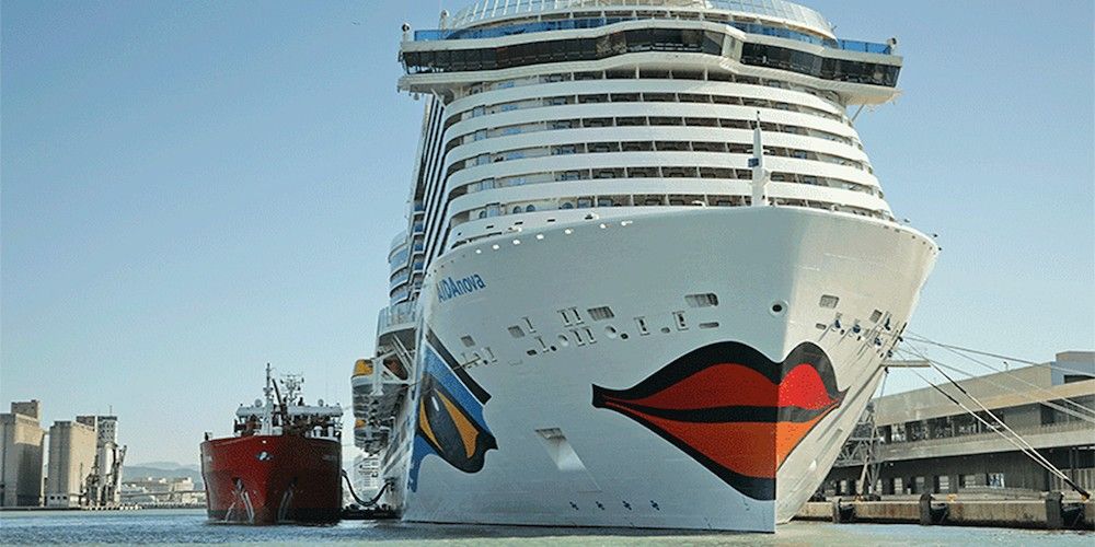 suministro GNL a crucero puerto barcelona