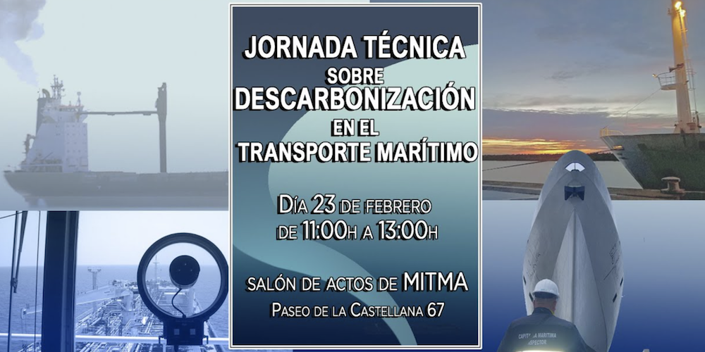 jornada descarbonizacion transporte maritimo Marina Mercante