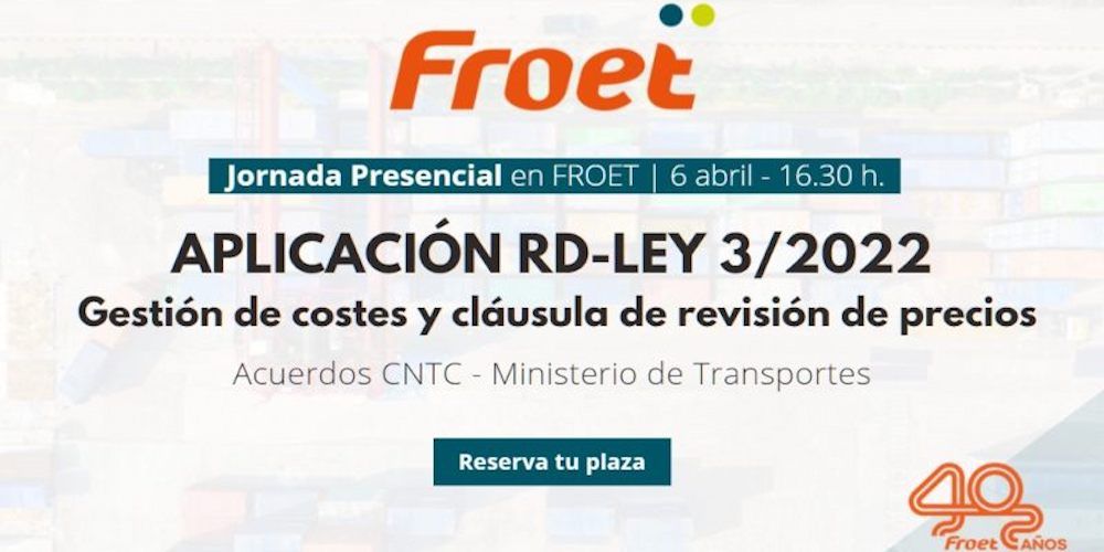 Jornada Actualizacion Costes Froet